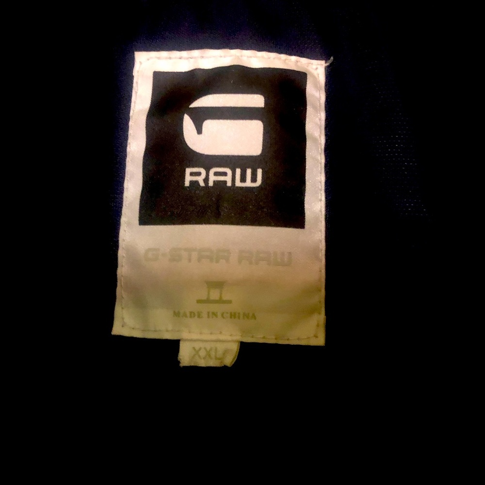 G-Star Raw Mens Jacket in Dark Blue Size XXL (Belstaff trailmaster look)